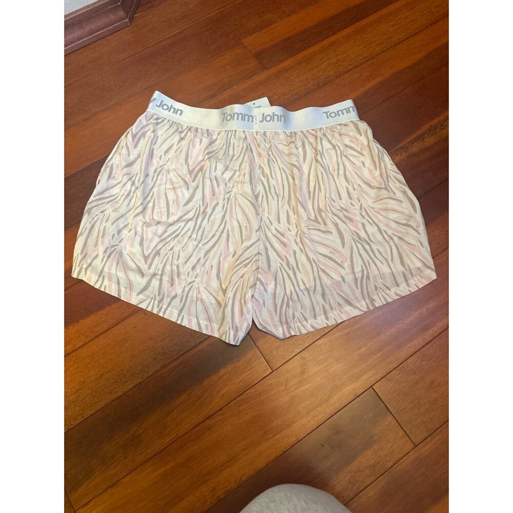 Tommy John second Skin Sleep Shorts Pink Natural Size Medium NWT - Picture 6 of 6